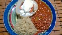 Chayote, Quinoa, Pink Beans