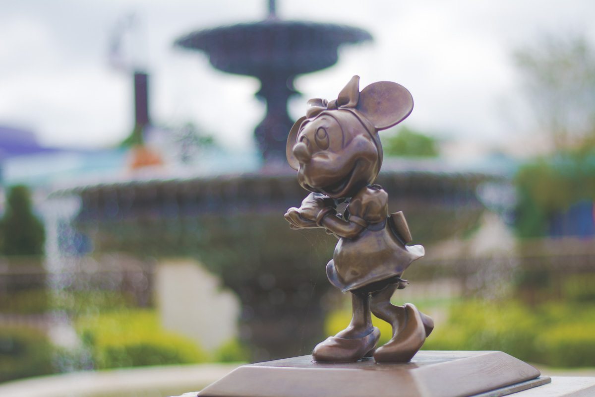 Minnie Statue in Magic Kingdom
