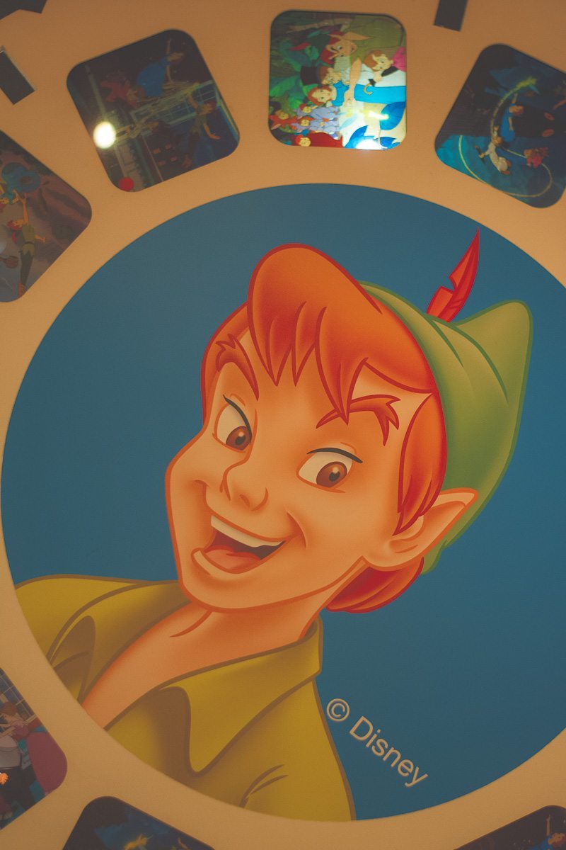 Peter Pan image inside Toy Story Mania